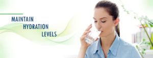 AVOID DEHYDRATION – MAINTAIN HYDRATION LEVELS
